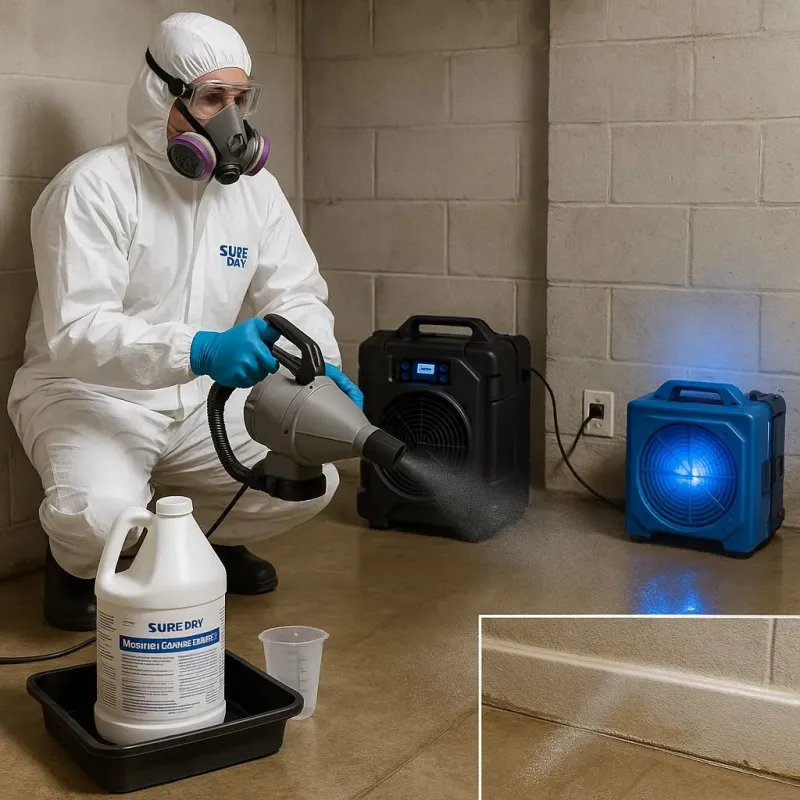 Sanitization and Odor Removal process in Davison, MI