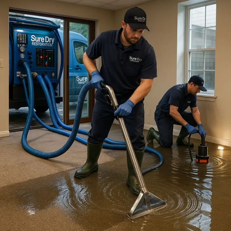 Water Extraction and Removal process in Davison, MI